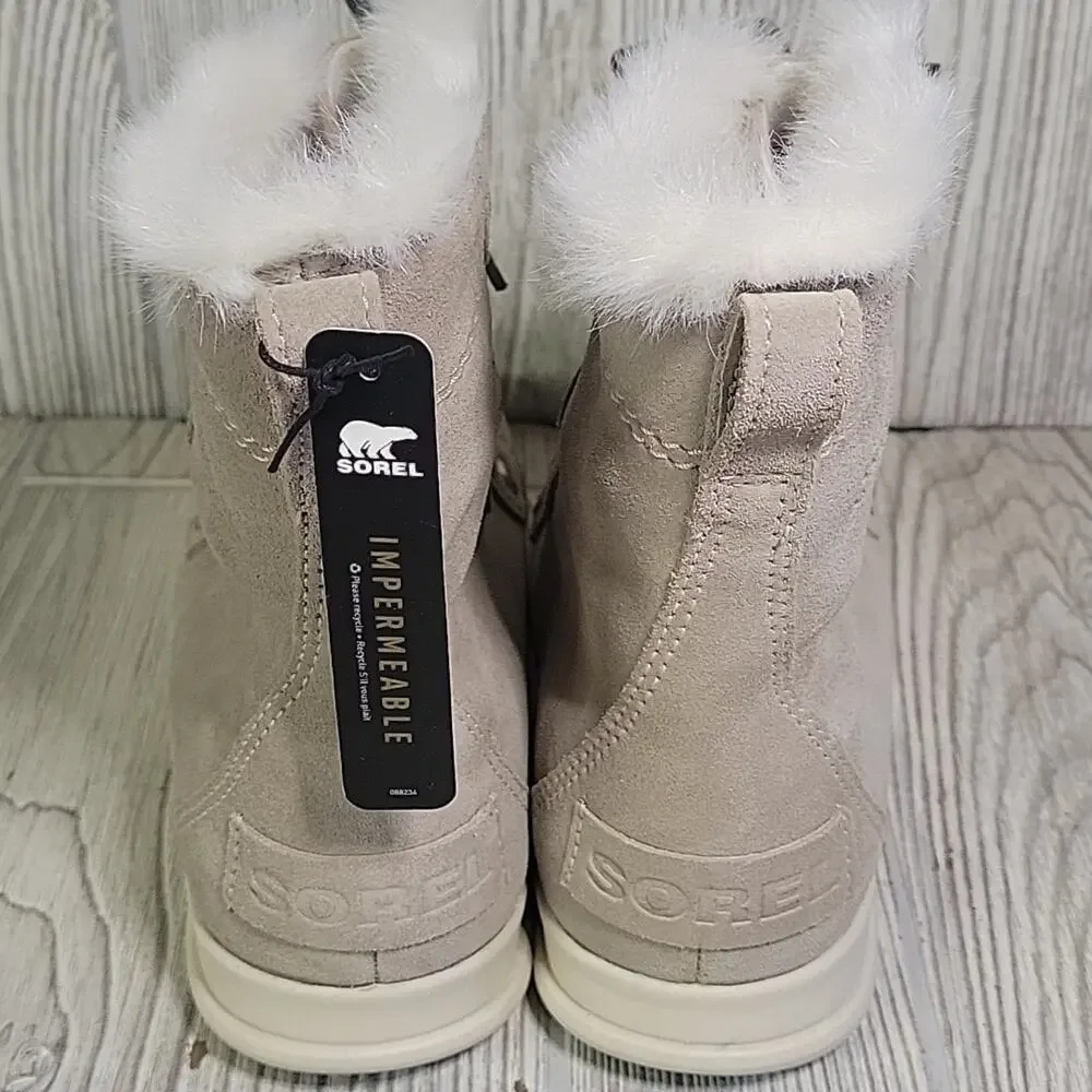 Sorel Explorer Joan Boot Ancient Fossil Winter Boots Womens Size 5.5 NEW
